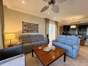 Apartment, 2 Bedrooms, Accessible, Balcony | Living area - Enjoy Cap Cana Beach In Comfortable Marina Condo (Punta Cana)