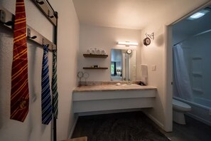 Hair dryer, towels