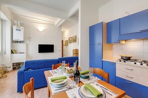 Perhehuoneisto, useita makuuhuoneita (Seaside Binario Blu 500 M Dal Mare) | Sisätilat