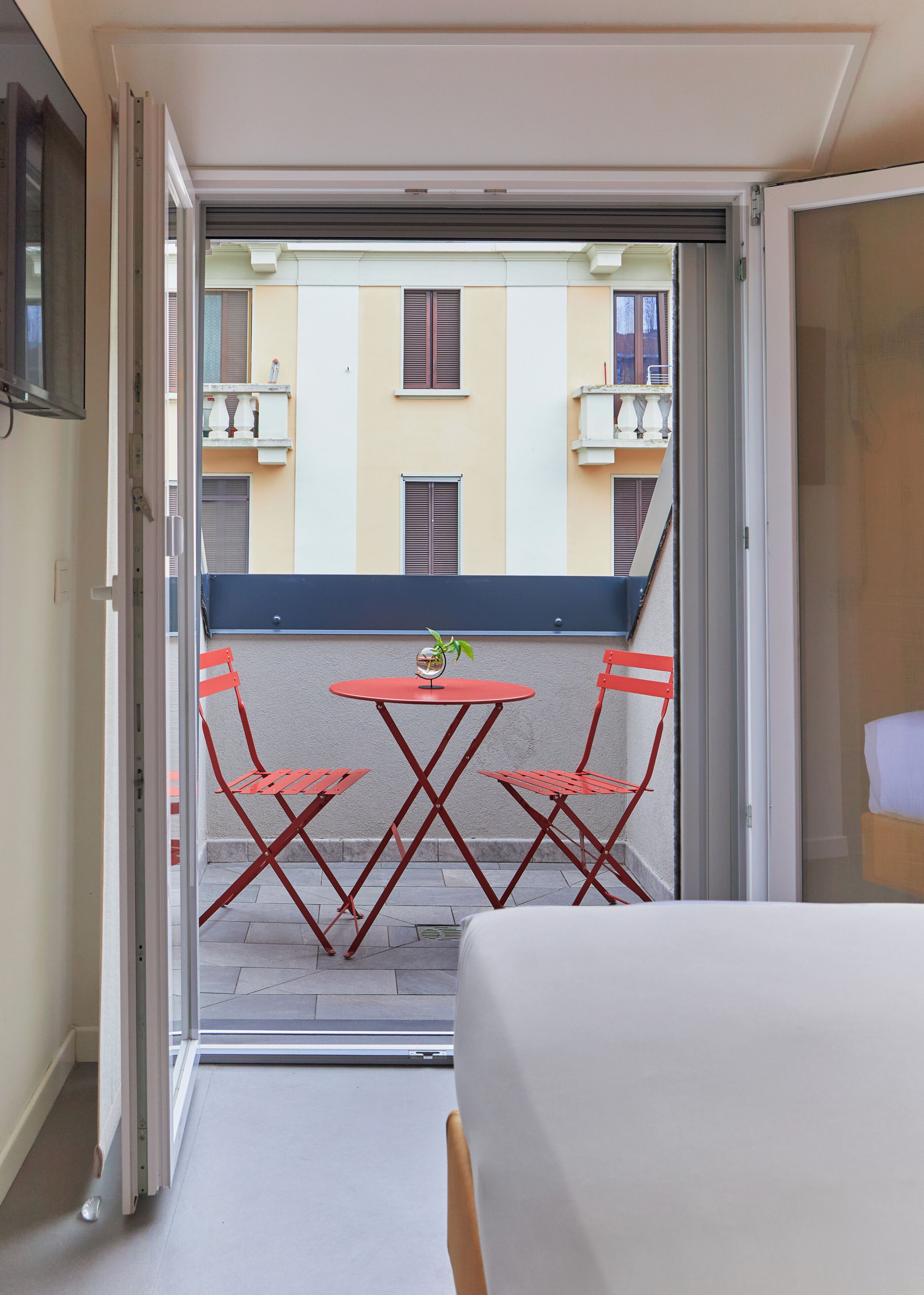 Panoramic Double or Twin Room, City View | Terrace/patio