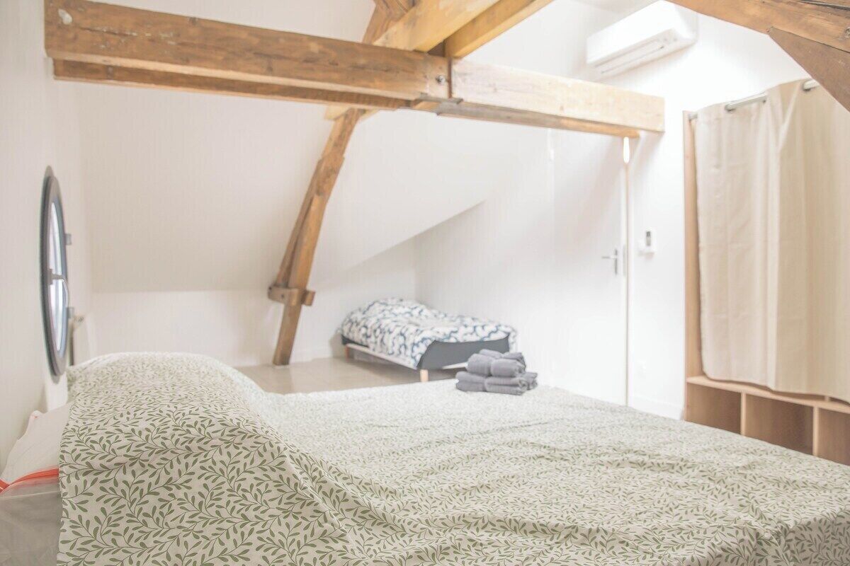 1 chambre, accès Internet, draps fournis