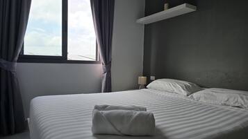 公寓, 阳台 | 客房内保险箱、遮光窗帘、熨斗/熨衣板、免费 WiFi