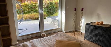 1 habitación, tabla de planchar con plancha, wifi y ropa de cama