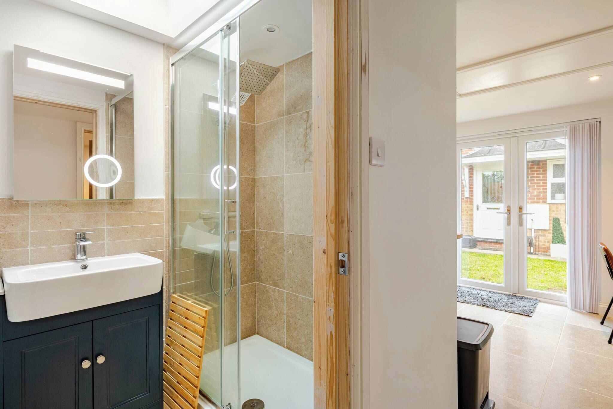 Estudio, 1 habitación, patio | Amenidades de baño