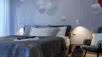 2 bedrooms, iron/ironing board, internet, bed sheets