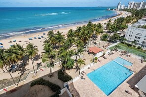 Pool - Oceanfront | Terrace | Communal Pool | AC (Carolina)