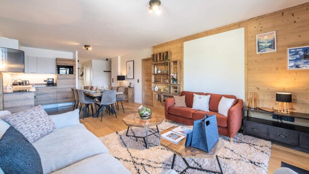 Living area - 5-room Apartment - 8 A + 2 E (Huez)
