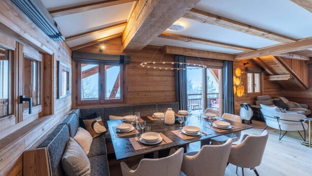 Dining - Chalet Ecureuil at the Foot of the Slopes (Huez)
