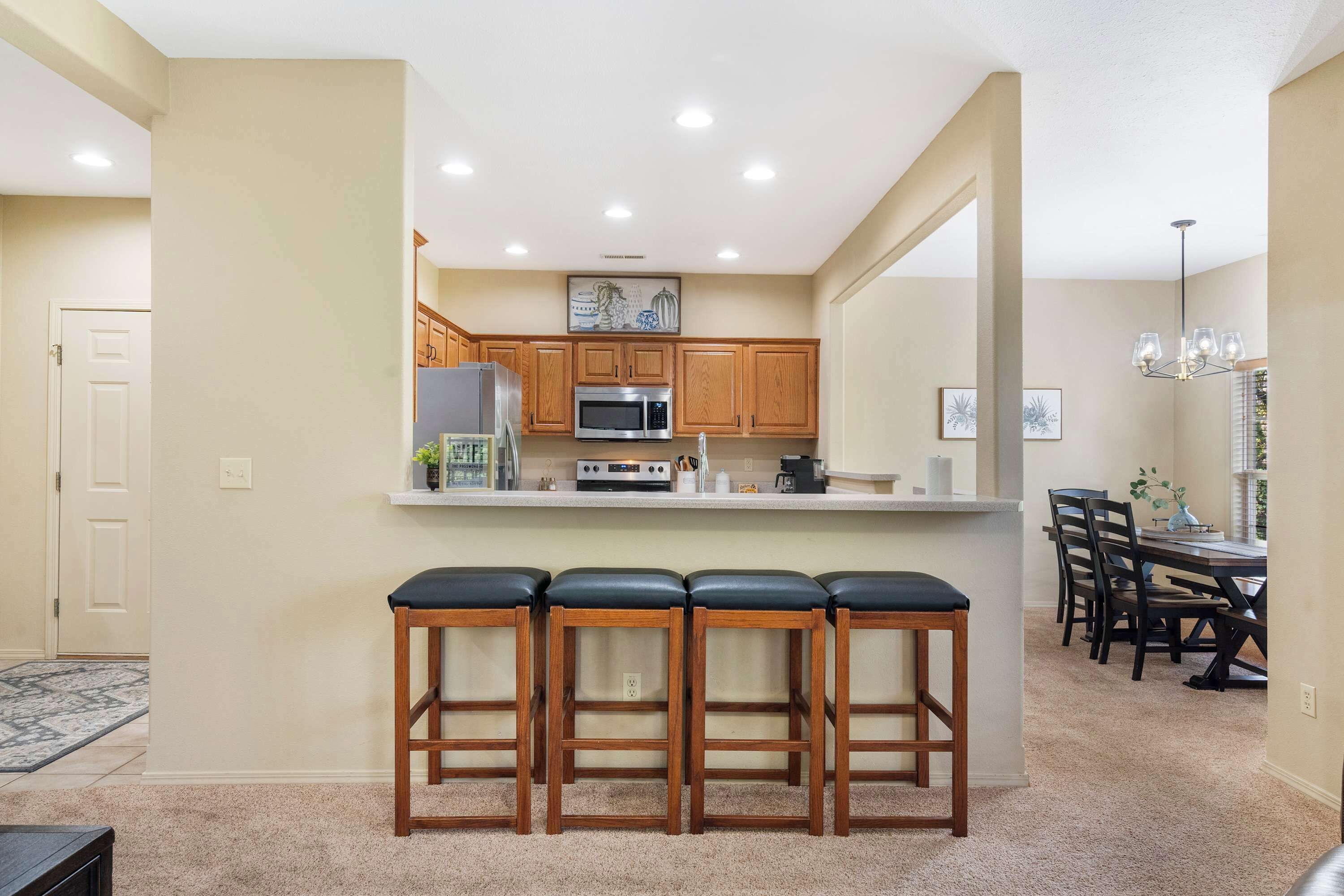 公寓客房, 多張床, 露台, 花園景 (Stonebridge Hideaway) | 私人廚房