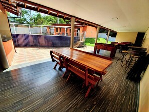 Opções para refeição ao ar livre