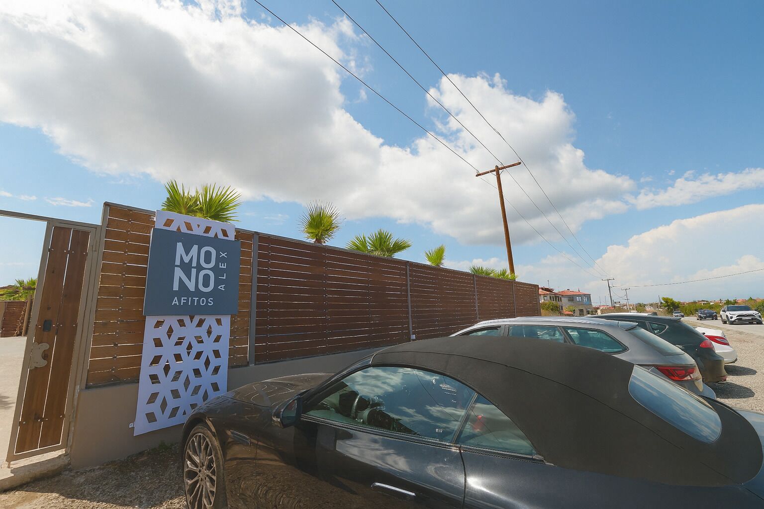 Fassade der Unterkunft