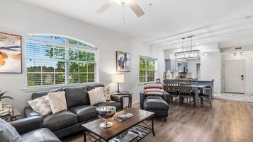 Condo, Multiple Beds, Patio, Golf View (Fairway Follies Luxury Retreat) | Living area