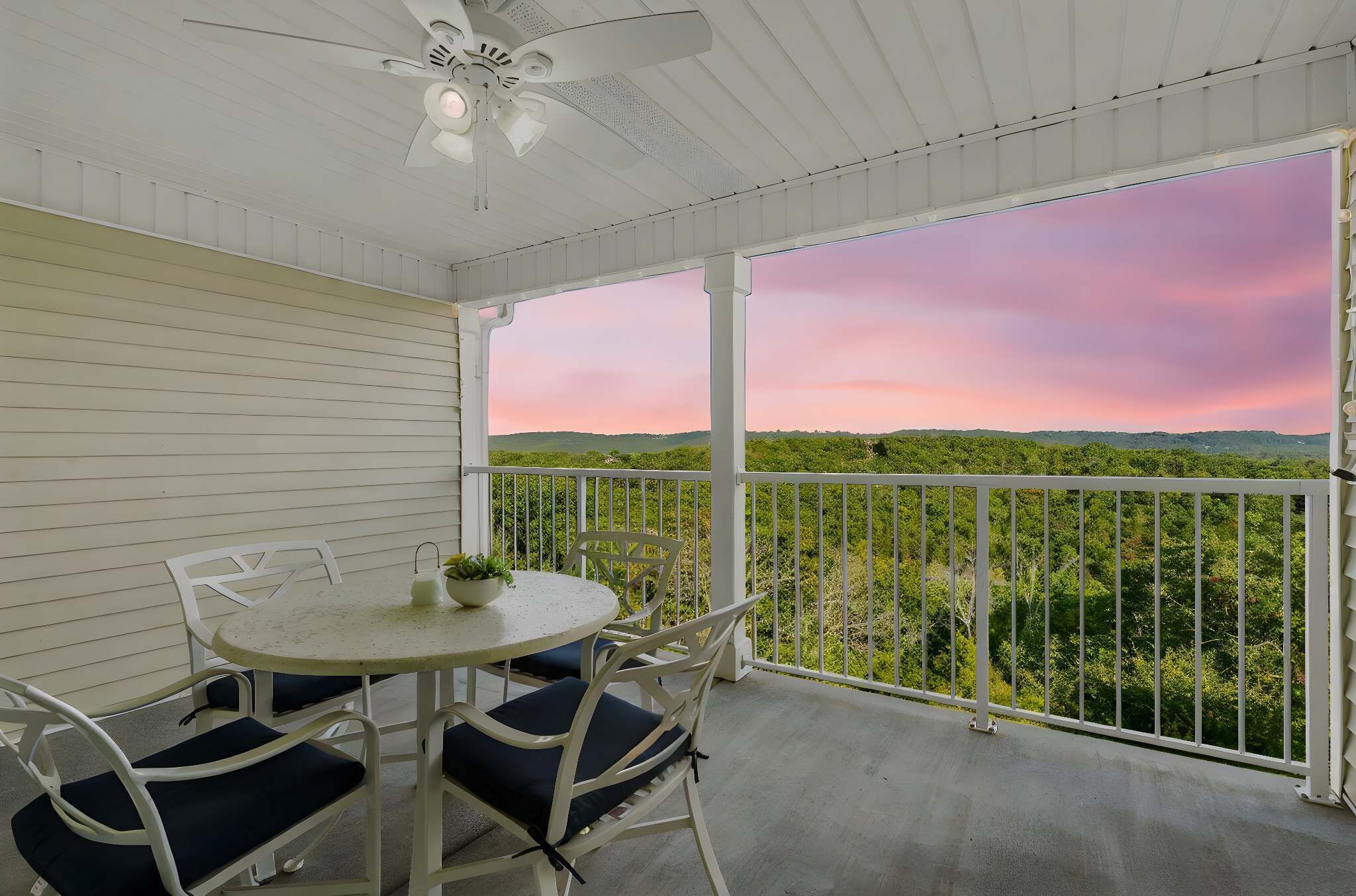 公寓客房, 多張床, 陽台, 山景 (Ozarks Vista Retreat ) | 室外用餐