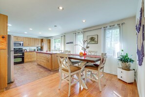 House (3 Bedrooms) | Interior - Fire Pit + Mountain Views: Outdoorsy PNW Escape (Gold Bar)