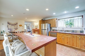House (3 Bedrooms) | Interior - Fire Pit + Mountain Views: Outdoorsy PNW Escape (Gold Bar)