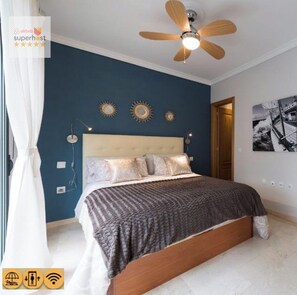 1 bedroom, iron/ironing board, Internet, bed sheets