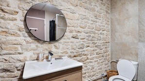 Shower, free toiletries, hair dryer - Country House “Gîte De Scène” with Private Terrace (Chamesson)