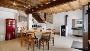 Dining - Country House “Gîte De Scène” with Private Terrace (Chamesson)