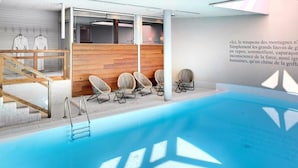 Outdoor pool, a heated pool - Chalet in Alpes-d'huez With Heated Pool (Huez)