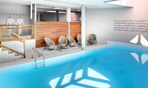 Piscine extérieure, piscine chauffée