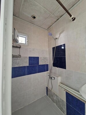 Free toiletries, hair dryer, slippers, towels