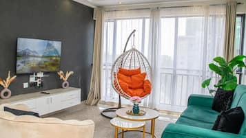 Televisión de plasma de 55 pulgadas con canales por cable y Netflix