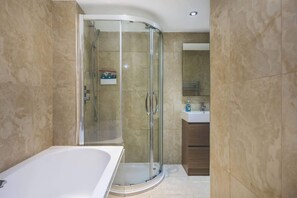 Shower, hair dryer