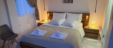 1 soverom, strykejern/-brett og sengetøy