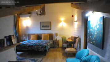 Kamer, uitzicht op tuin | Een strijkplank/strijkijzer, gratis wifi