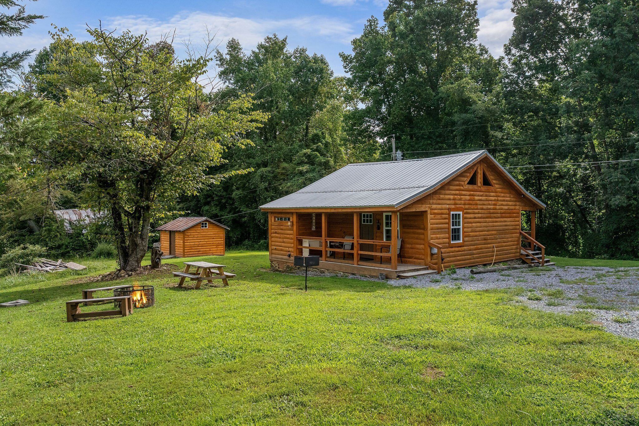 Ferienhütte, 2 Schlafzimmer | Terrasse/Patio