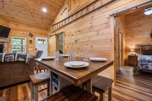 Cabin, 2 Bedrooms | Dining - The Homestead 2 Bedroom Cabin (Cosby)