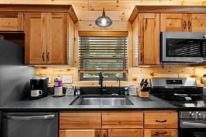 小屋, 2 間臥室 | 私人廚房 | 電冰箱、烤箱、咖啡機/沖茶器