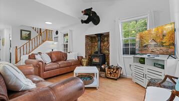 Cabin, 3 phòng ngủ | Khu phòng khách