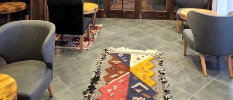 Sala de estar en el lobby