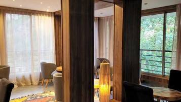 Sala de estar en el lobby