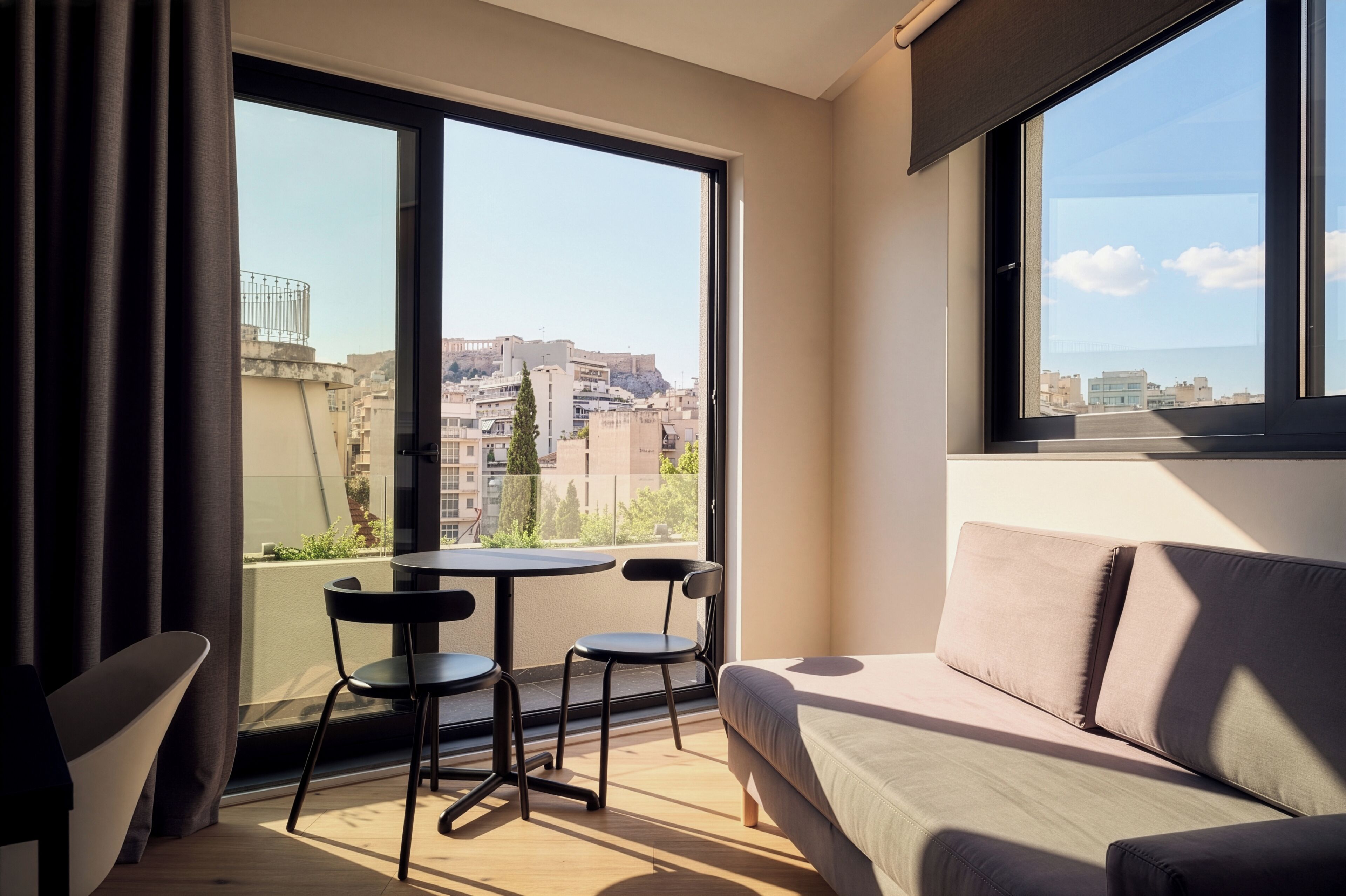 Superior Room, Balcony | Living area