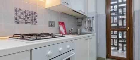 Apartment, 1 Bedroom, Balcony | Private kitchen