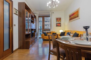 Apartment, 1 Bedroom, Balcony | Living area | 30-inch TV with satellite channels - Adriano Apartment by Wonderful Italy (Turin)