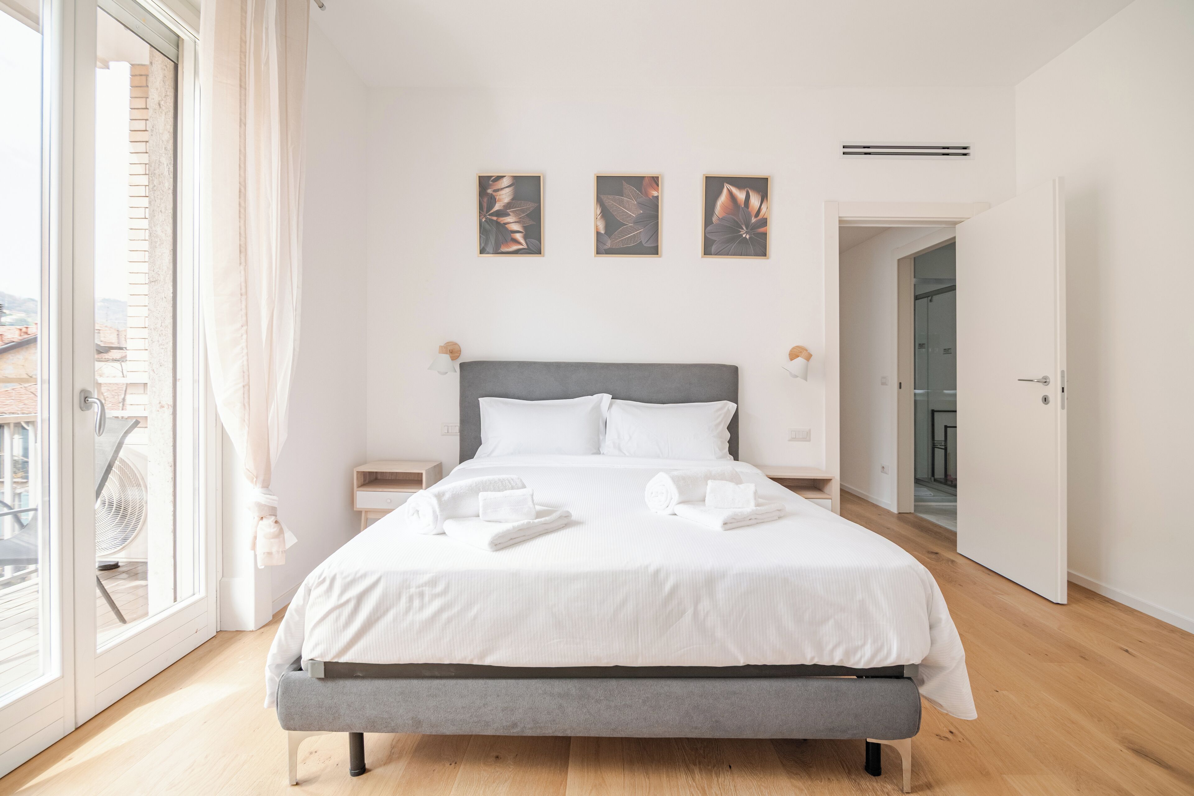 Luxury Apartment | Desk, blackout curtains, soundproofing, iron/ironing board