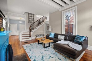 House, Multiple Beds, Patio, Garden View (High Street Hideaway) | Living area - High Street Hideaway For 8 (Columbus)