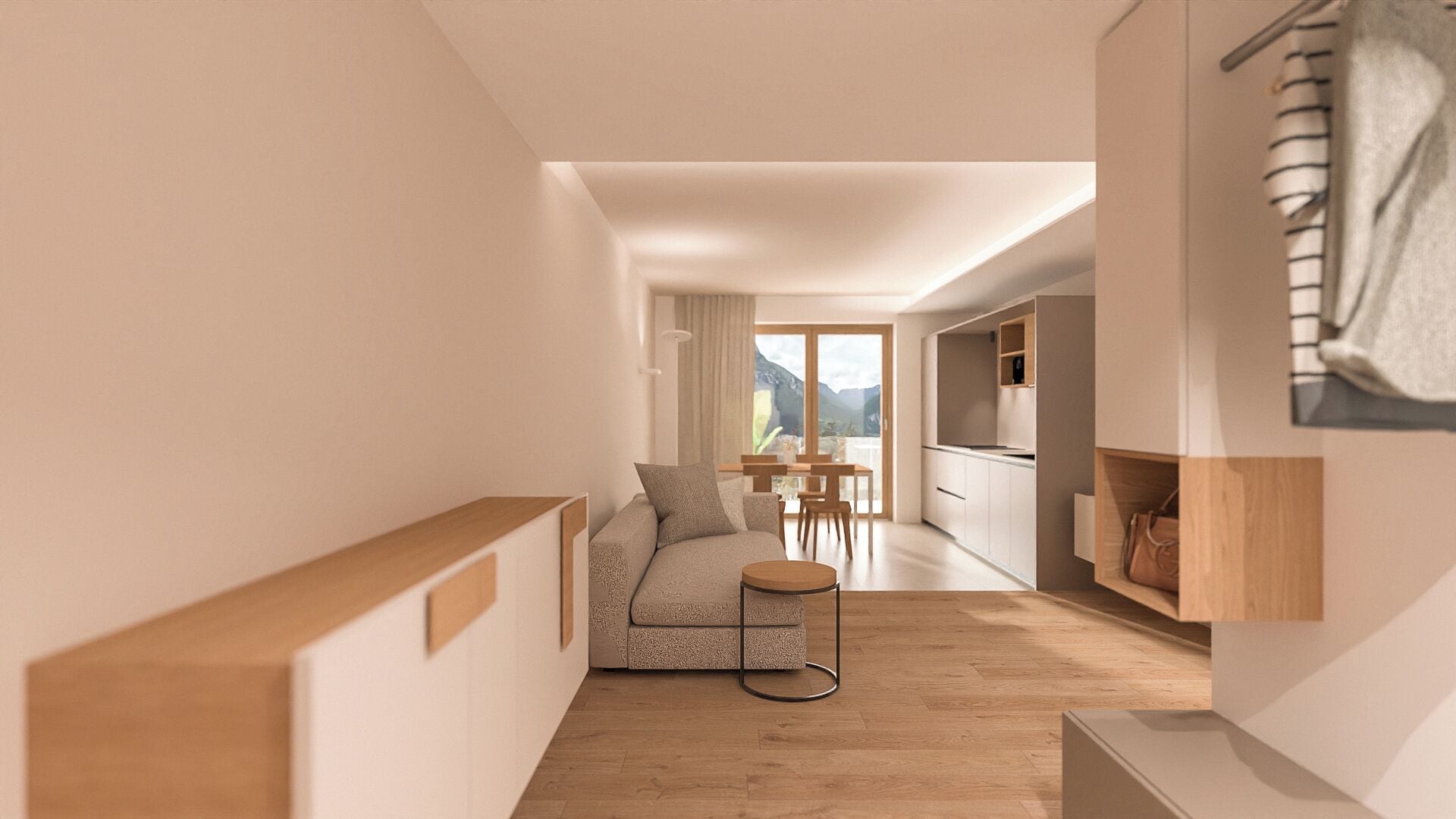 Appartement, 2 chambres, terrasse, dans la tour | Couette en duvet d'oie, matelas mémoire de forme