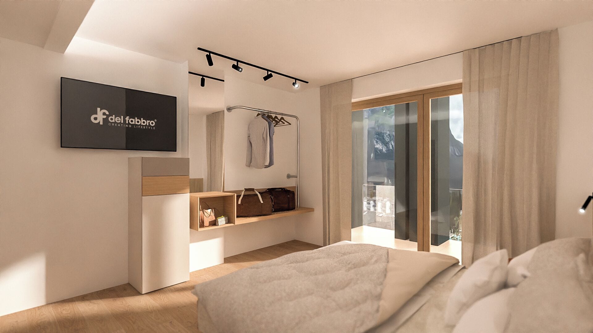 Apartamento, 2 quartos, terraço, na torre | Edredons de pluma, camas com colchões de espuma com sistema de memória