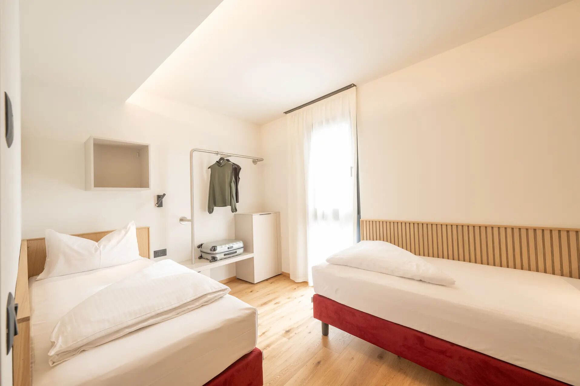 Apartemen, 2 kamar tidur, teras, menara | Selimut bulu angsa, busa memori, brankas, dan tirai kedap cahaya