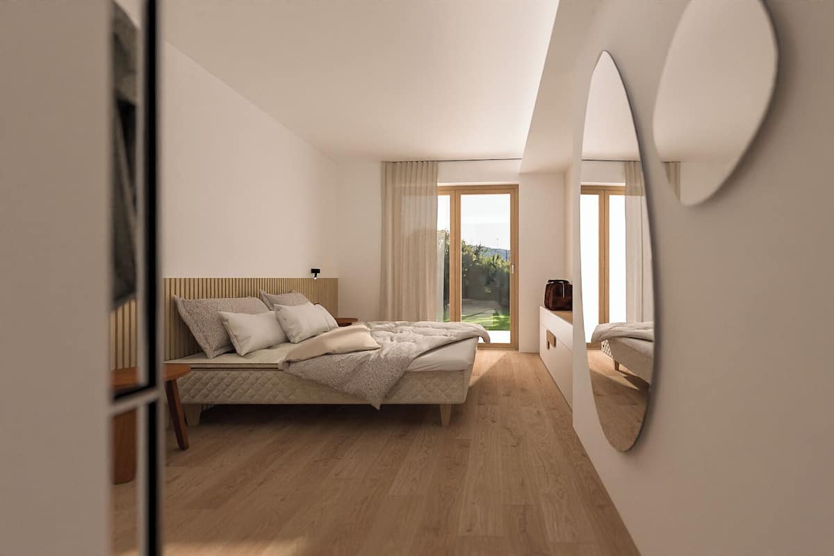 Couette en duvet d'oie, matelas mémoire de forme