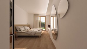 Down comforters, memory foam beds, in-room safe, blackout drapes - ETRA suites & apartments (Riva del Garda)