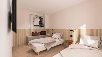 Panoramic Suite, 2 Bedrooms, Tower | Down duvets, memory-foam beds, in-room safe, blackout curtains