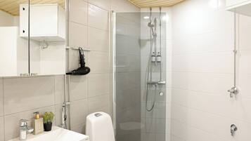 Secador de pelo y toallas