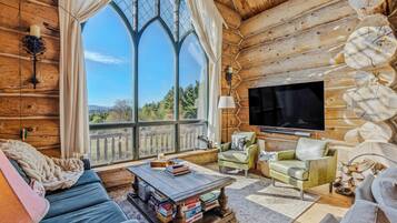 TV, fireplace, stereo, offices