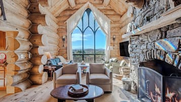 TV, fireplace, stereo, offices