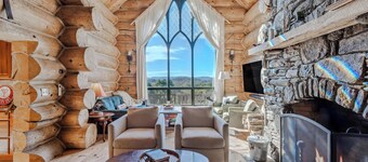 Firepit & Mountain Views! | Spruce Moose Lodge